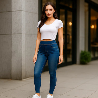 Pantaloni da donna effetto jeans