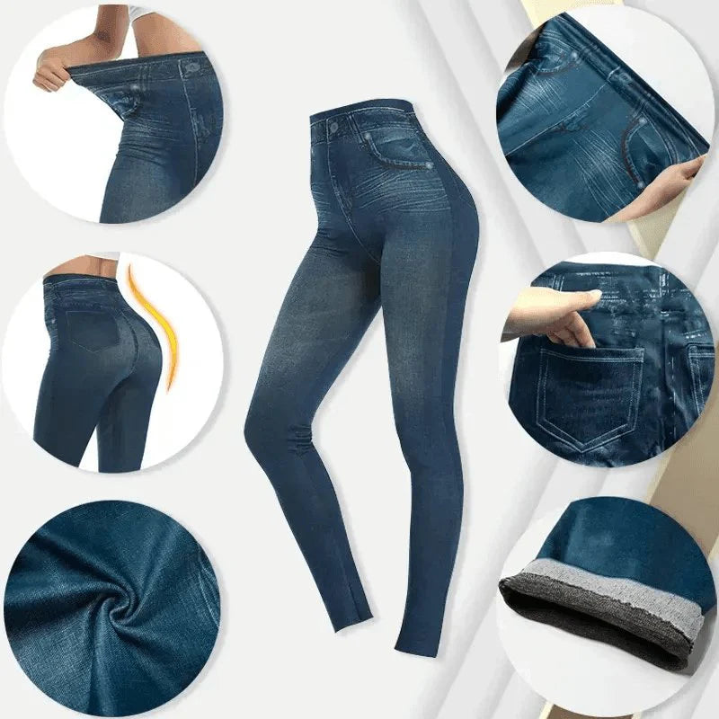Pantaloni da donna effetto jeans
