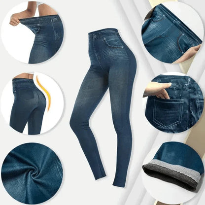 Pantaloni da donna effetto jeans